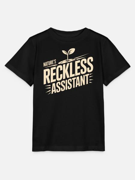 Der rücksichtslose Assistent der Natur - Stanley/Stella Kinder T-Shirt MINI CREATOR - Schwarz