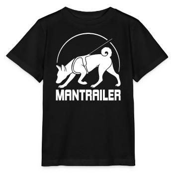 Basenji MANTRAILER Chiens de recherche Chiens Wilsigns - T-shirt bio MINI CREATOR Stanley/Stella Enfant - noir - Devant - Mikhail (115cm)