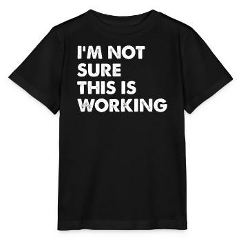 I'm not sure if that will work - Stanley/Stella MINI CREATOR Kids’ T-Shirt - black - Front - Mikhail (115cm)