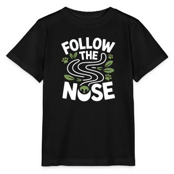 Follow The Nose Dog Nose Work Fun - Stanley/Stella MINI CREATOR Kids’ T-Shirt - black - Front - Mikhail (115cm)
