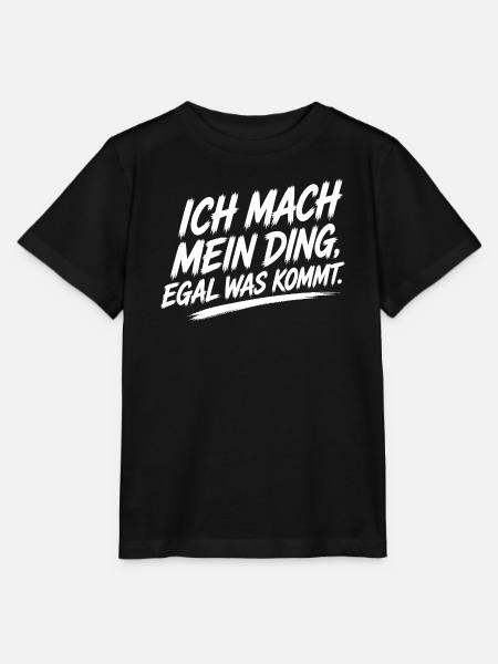 Ich mach mein Ding – Unabhängig - Stanley/Stella Kinder T-Shirt MINI CREATOR - Schwarz