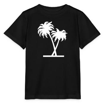Palmiers - T-shirt bio MINI CREATOR Stanley/Stella Enfant - noir - Devant - Mikhail (115cm)