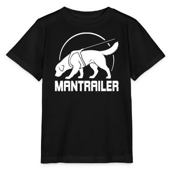 Golden Retriever MANTRAILER Chiens de recherche Chien - T-shirt bio MINI CREATOR Stanley/Stella Enfant - noir - Devant - Mikhail (115cm)