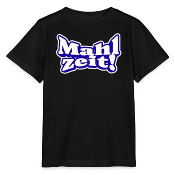 Endlich Mahlzeit! Guten Appetit - Stanley/Stella Kinder T-Shirt MINI CREATOR  - Schwarz - Vorne - Mikhail (115cm)