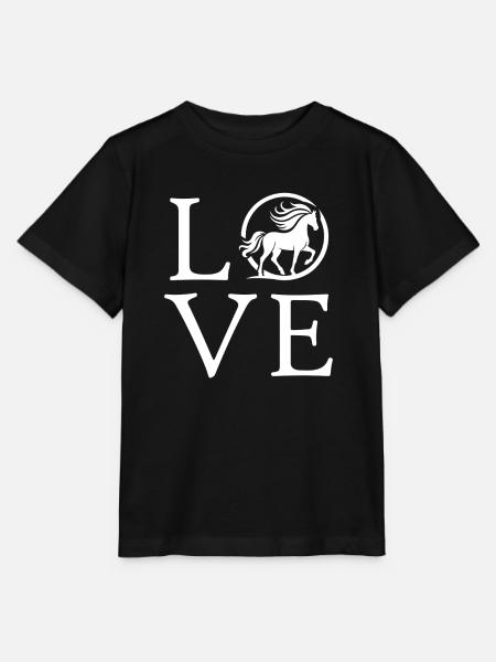 Pferdeliebe  - Stanley/Stella Kinder T-Shirt MINI CREATOR  - Schwarz