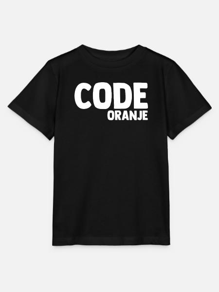 Code Oranje - Nederland - Netherlands Niederlande - Stanley/Stella Kinder T-Shirt MINI CREATOR - Schwarz