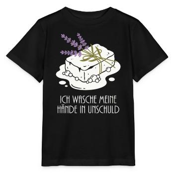 Soaps Foam Lavender Hobby - Stanley/Stella MINI CREATOR Kids’ T-Shirt - black - Front - Mikhail (115cm)