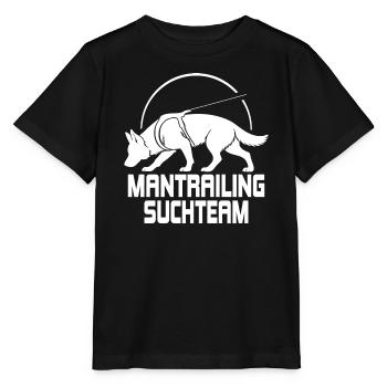 Chiens de recherche de l’équipe de chasse du berger allemand - T-shirt bio MINI CREATOR Stanley/Stella Enfant - noir - Devant - Mikhail (115cm)