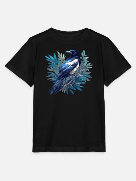 Elstern Elster - Stanley/Stella Kinder T-Shirt MINI CREATOR  - Schwarz