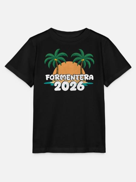Formentera 2026 - Stanley/Stella Kinder T-Shirt MINI CREATOR - Schwarz