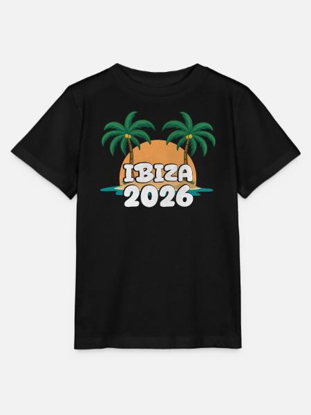 Ibiza 2026 - Stanley/Stella Kinder T-Shirt MINI CREATOR  - Schwarz