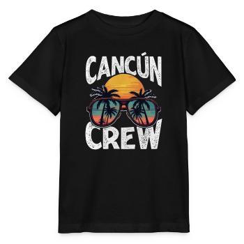 Équipe de Cancun - T-shirt bio MINI CREATOR Stanley/Stella Enfant - noir - Devant - Mikhail (115cm)