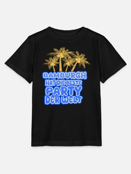 Urlaubsregion Bamburgh - Stanley/Stella Kinder T-Shirt MINI CREATOR - Schwarz