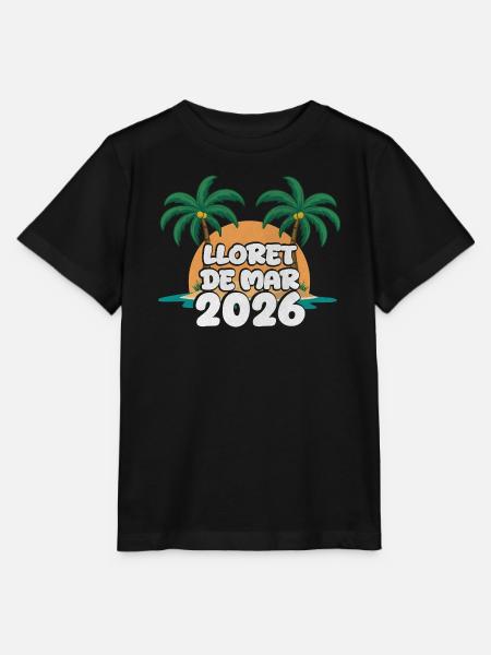 Lloret De Mar 2026 - Stanley/Stella Kinder T-Shirt MINI CREATOR  - Schwarz