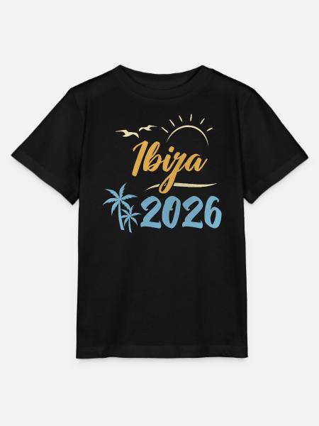 Ibiza 2026 - Stanley/Stella Kinder T-Shirt MINI CREATOR - Schwarz