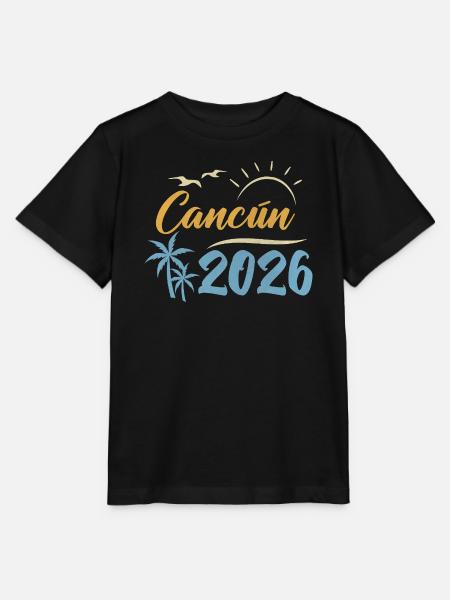 Cancun 2026 - Stanley/Stella Kinder T-Shirt MINI CREATOR - Schwarz