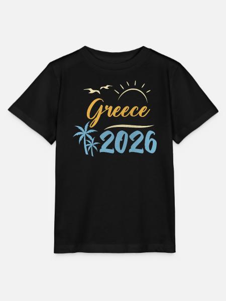 Greece 2026 - Stanley/Stella Kinder T-Shirt MINI CREATOR  - Schwarz