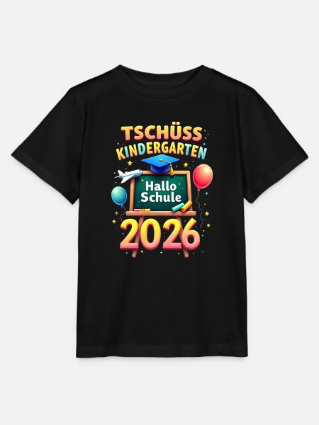 Schulkind 2026 Einschulung 2026 Schulanfang - Stanley/Stella Kinder T-Shirt MINI CREATOR - Schwarz