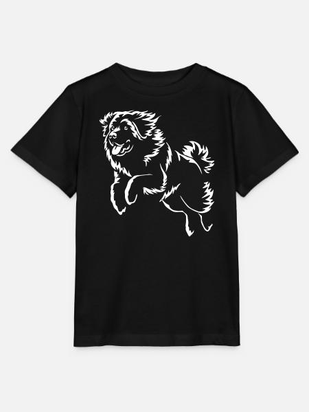 Leonberger "Black Edition" - Stanley/Stella Kinder T-Shirt MINI CREATOR  - Schwarz