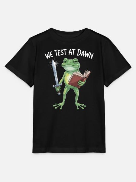 Dawn Test Froschritter - Stanley/Stella Kinder T-Shirt MINI CREATOR  - Schwarz