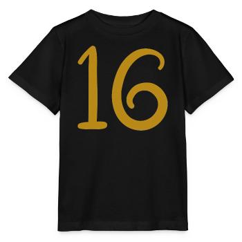 16 - T-shirt bio MINI CREATOR Stanley/Stella Enfant - noir - Devant - Mikhail (115cm)