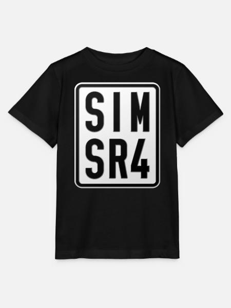 Simson SR4 Moped Kennzeichen - Stanley/Stella Kinder T-Shirt MINI CREATOR - Schwarz