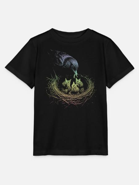 Amsel - Stanley/Stella Kinder T-Shirt MINI CREATOR - Schwarz