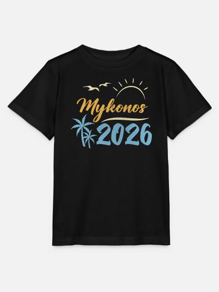 Mykonos 2026 - Stanley/Stella Kinder T-Shirt MINI CREATOR - Schwarz