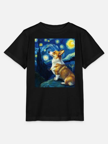 Welsh Corgi Pembroke - Stanley/Stella Kinder T-Shirt MINI CREATOR  - Schwarz