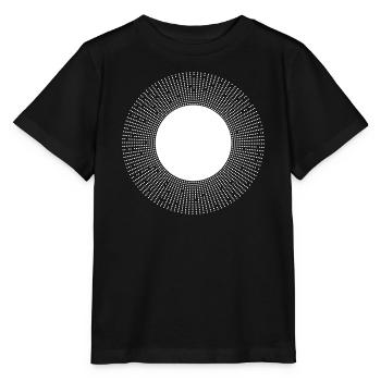 Circular Dot Burst Radiance - Stanley/Stella MINI CREATOR Kids’ T-Shirt - black - Front - Mikhail (115cm)