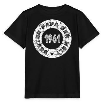 Bollerwagen 1961 - Stanley/Stella Kinder T-Shirt MINI CREATOR  - Schwarz - Vorne - Mikhail (115cm)