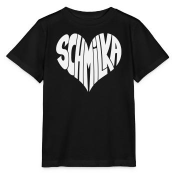 Schmilka, Ba Schandau Heart Lettering - Stanley/Stella MINI CREATOR Kids’ T-Shirt - black - Front - Mikhail (115cm)