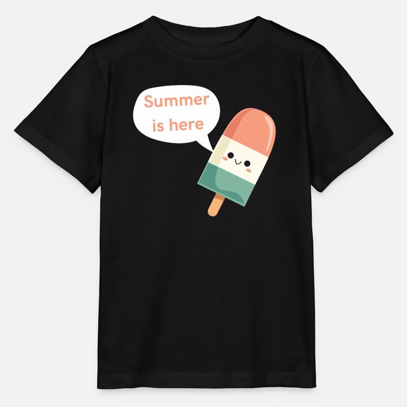 Der Sommer ist da - Stanley/Stella Kinder T-Shirt MINI CREATOR  - Schwarz