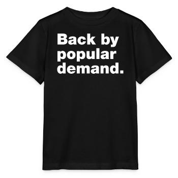 De retour à la demande populaire - T-shirt bio MINI CREATOR Stanley/Stella Enfant - noir - Devant - Mikhail (115cm)