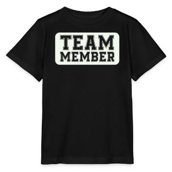 Varsity-style team member - Stanley/Stella MINI CREATOR Kids’ T-Shirt - black - Front - Mikhail (115cm)