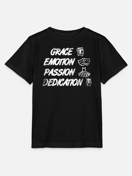 Anmut Emotion Leidenschaft Hingabe - Stanley/Stella Kinder T-Shirt MINI CREATOR  - Schwarz