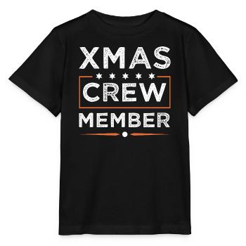 Xmas Crew - Stanley/Stella Kinder T-Shirt MINI CREATOR  - Schwarz - Vorne - Mikhail (115cm)
