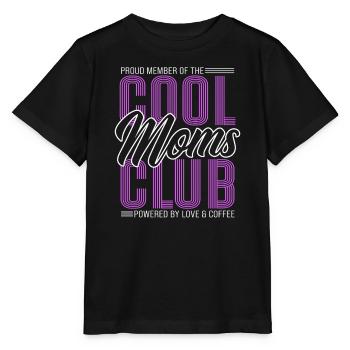 Cool Moms Club - Mama Geschenk Muttertag  - Stanley/Stella Kinder T-Shirt MINI CREATOR  - Schwarz - Vorne - Mikhail (115cm)