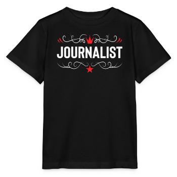 Journalist Beruf - Stanley/Stella Kinder T-Shirt MINI CREATOR  - Schwarz - Vorne - Mikhail (115cm)