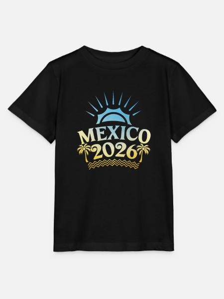 Mexiko 2026 Bunt - Stanley/Stella Kinder T-Shirt MINI CREATOR  - Schwarz