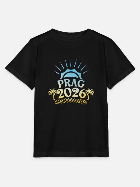 Prag 2026 Bunt - Stanley/Stella Kinder T-Shirt MINI CREATOR  - Schwarz