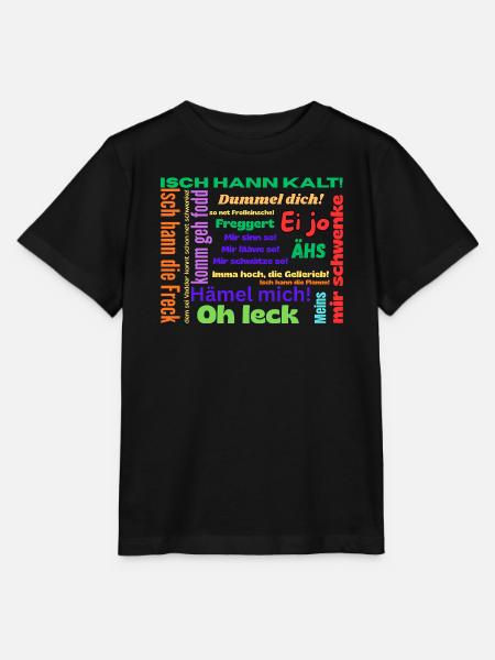 Saarland - Stanley/Stella Kinder T-Shirt MINI CREATOR  - Schwarz