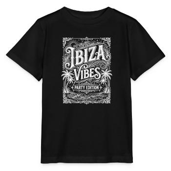 Ibiza Vibes - T-shirt bio MINI CREATOR Stanley/Stella Enfant - noir - Devant - Mikhail (115cm)