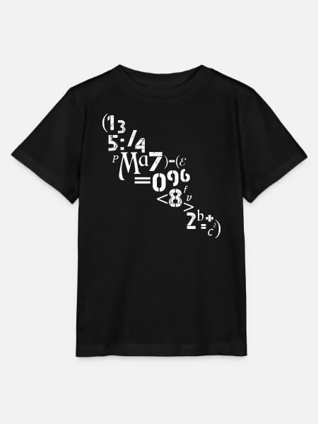 Mathematiker Lehrer Zahlen Zeichen Analyst  - Stanley/Stella Kinder T-Shirt MINI CREATOR  - Schwarz