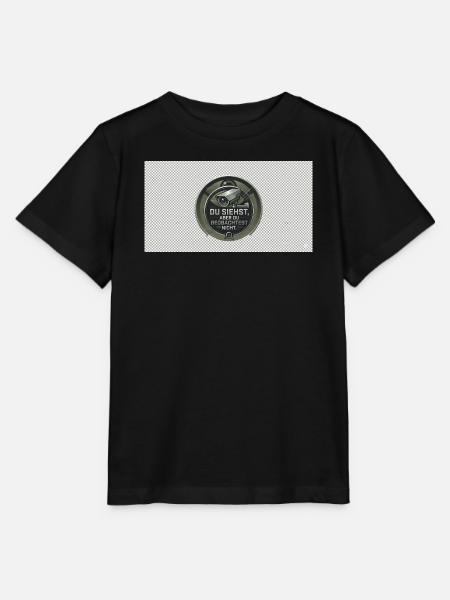 DU SIEHST - Stanley/Stella Kinder T-Shirt MINI CREATOR  - Schwarz