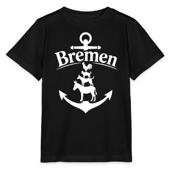 Bremen - Stanley/Stella Kinder T-Shirt MINI CREATOR  - Schwarz - Vorne - Mikhail (115cm)