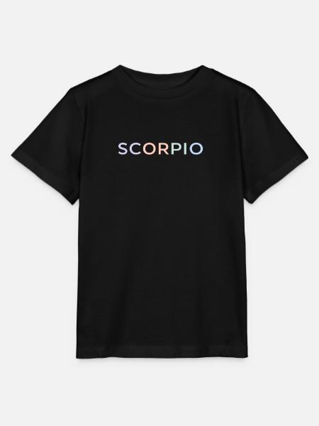 Pastell-Skorpion-Glyphen - Stanley/Stella Kinder T-Shirt MINI CREATOR - Schwarz