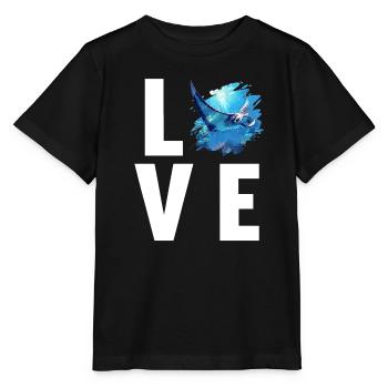 Raies Manta Raies - T-shirt bio MINI CREATOR Stanley/Stella Enfant - noir - Devant - Mikhail (115cm)
