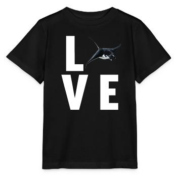 Raies Manta Raies - T-shirt bio MINI CREATOR Stanley/Stella Enfant - noir - Devant - Mikhail (115cm)
