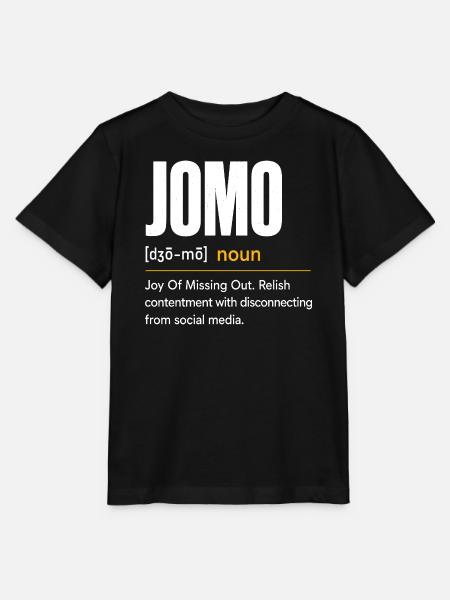 JOMO: Freude am Nichtstun - Stanley/Stella Kinder T-Shirt MINI CREATOR - Schwarz